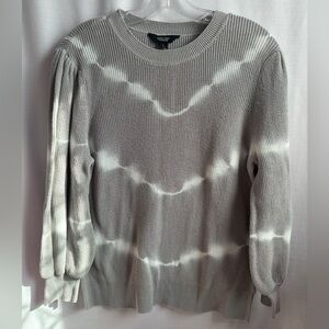 Simply Vera Wang women’s, Gray Tie-Dye Sweater size L